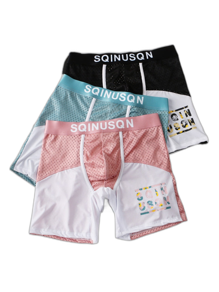 Men's Anti-Chafing Sports Boxer Briefs with Spacious Pouch