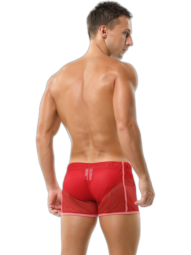 Men's Hollowed Out Breathable Boxer Briefs