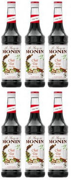 6 x Monin Chai Tea Syrup - 1Lt
