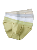 2 Pack Men's Waffle-Knit Cotton Separable Scrotum Support Briefs