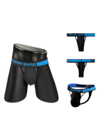 Men's Sexy Butt-Lifting Sporty U-Pouch Large Thong & Strings