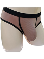 3 Pack Men's Seamless Comfort Large Supportive Pouch Sexy Low-Rise Briefs