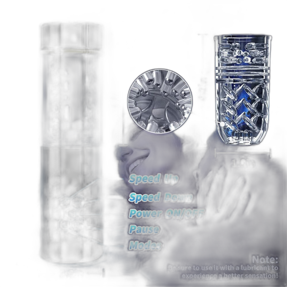 Blade - Silicone Male Masturbator - Rotating & Thrusting Sleeve