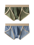 2 Pack Men's Breathable High-Stretch Seamless Comfort Odor-Control Briefs