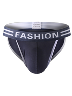 3 Pack Men's High-Cut Sexy Comfortable U-Convex Breathable Briefs