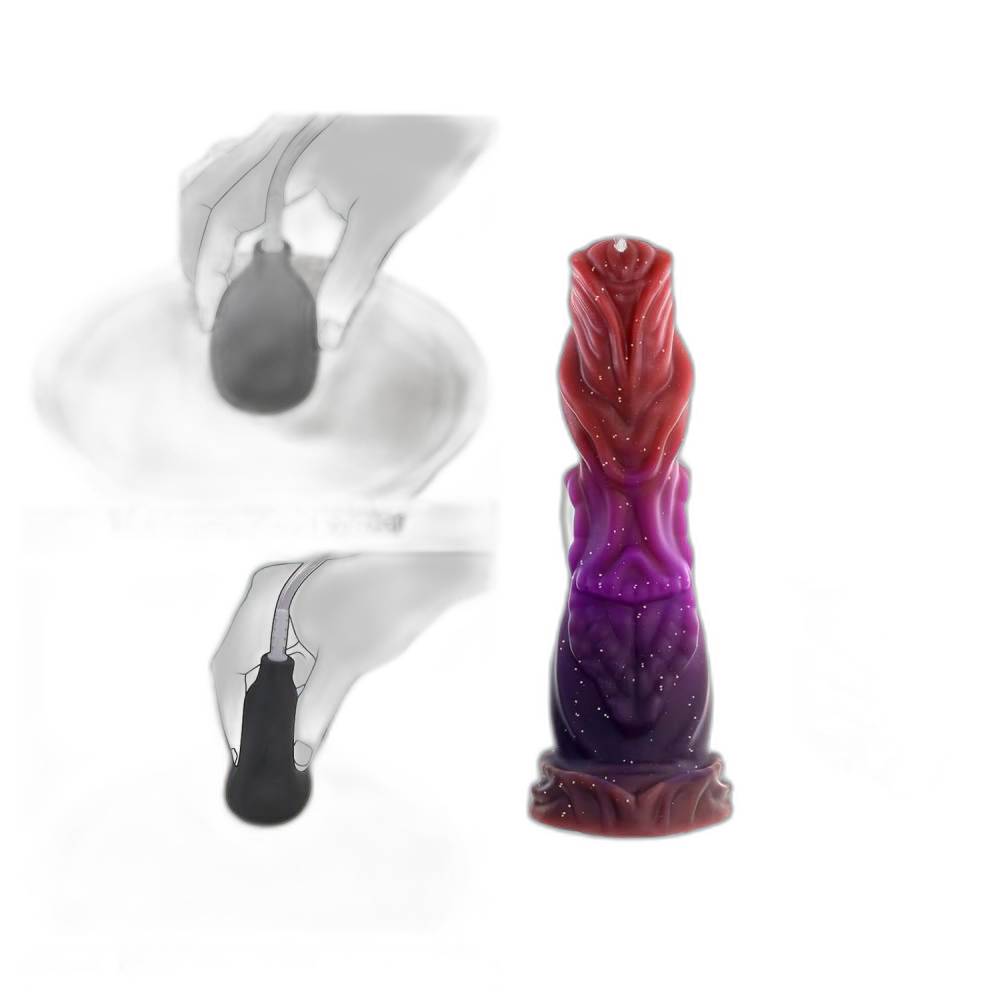 Aladdin - 9 Inch Squirting Fantasy Dildo - Monster Dildo