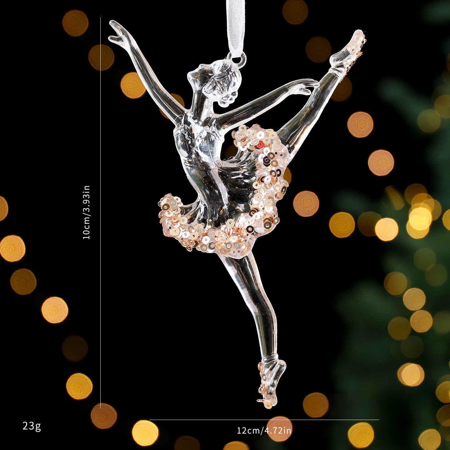 Christmas Decorations Sequined Acrylic Pendant