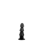 ruff GEAR Three Ridges Butt Plug 7 Inch Black