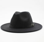 Wool jazz hat, men's and women's couple, hat, flat hat