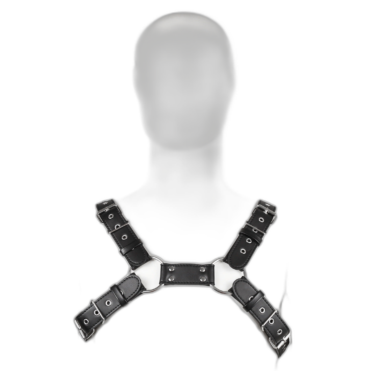 Buckle Strap Leather Chest Harness
