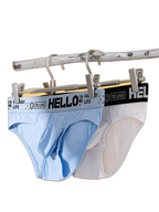 Men's Cotton Ribbed Breathable Briefs with 3D Pouch