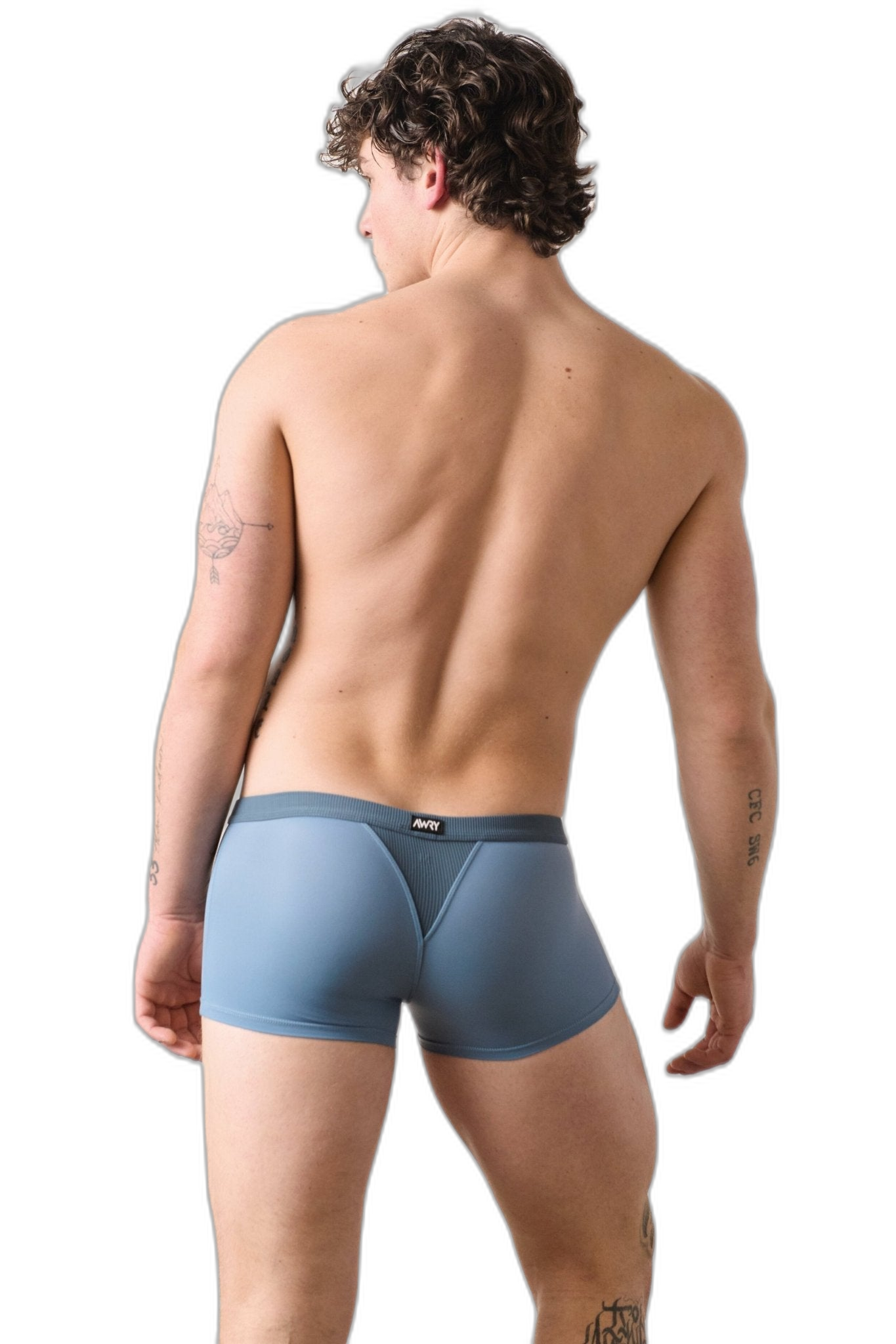 SURGE Swim Thong Trunks - Steel Blue