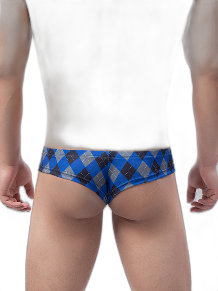 Men’s Low-Rise U-Convex Print Thong