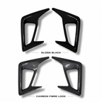 Rear Bumper Reflector Surround for MK4 / MK4.5 Focus | CEUK (Carbon Fibre Look OR Gloss Black)