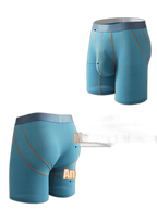 3 Pack Men's Anti-chafing Waffle Boxer Briefs