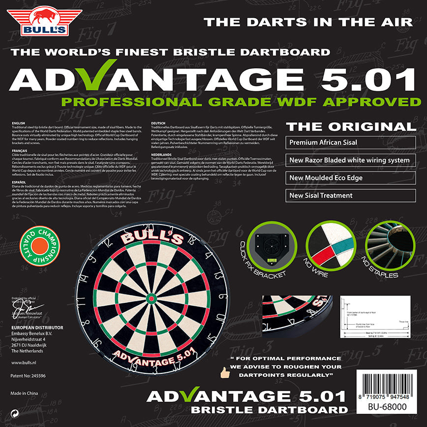 Bull's Advantage 5.01 Dartboard