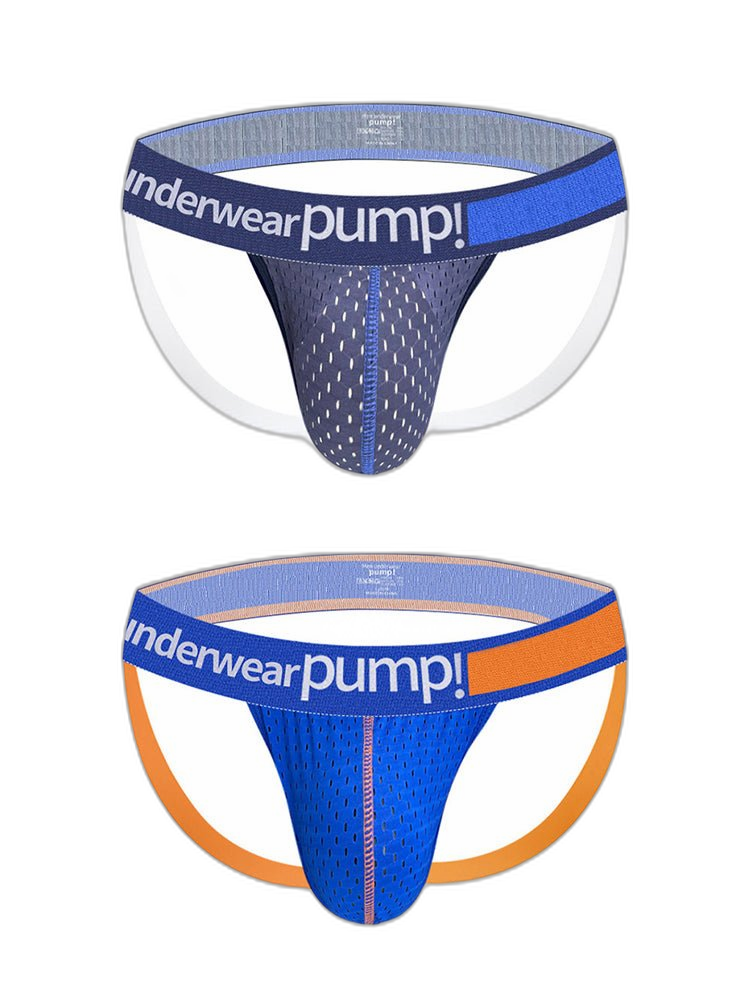 2 Pack Men's Sexy Hip-High Thongs