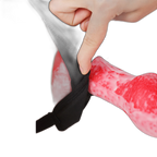 Shooter - 6-7 Inch Penis Sleeve With Harness - Knotted Cock Extender