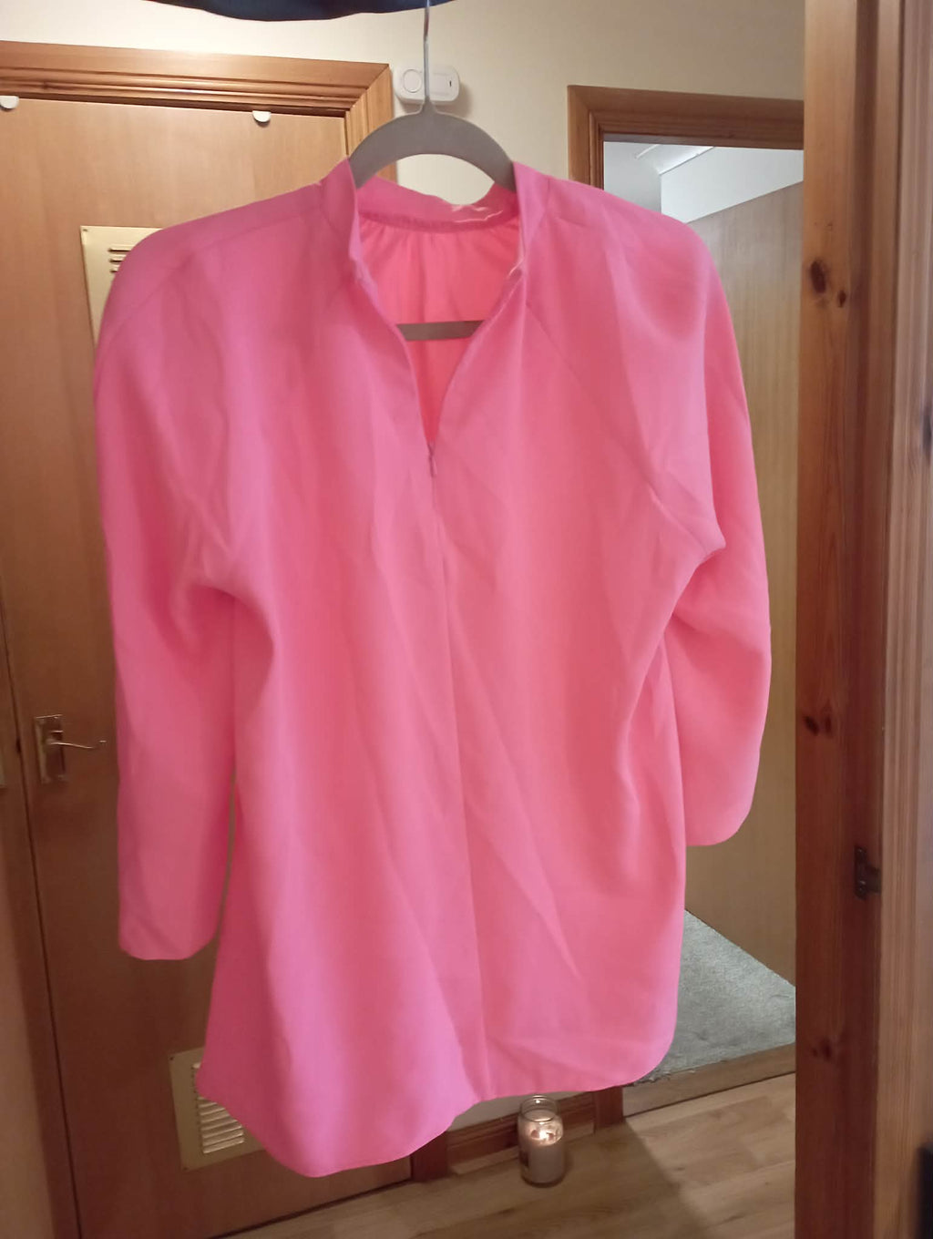 WOMEN'S CHELSEA GIRL RIVER ISLAND PINK BLOUSE TOP (14UK)