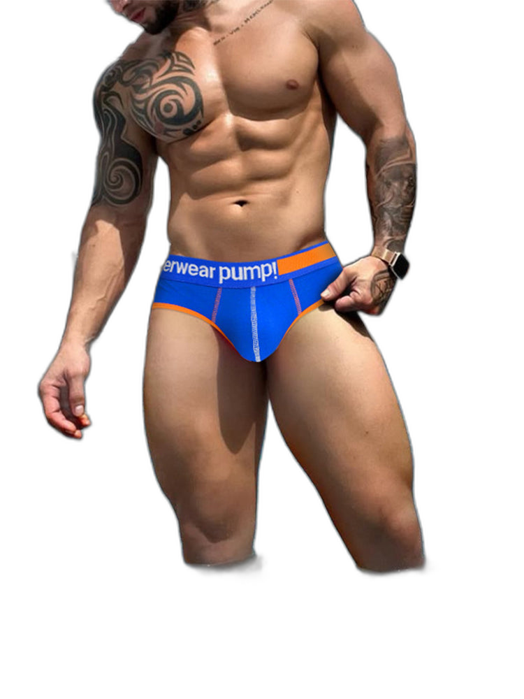 2 Pack Men's Middle-Rise Cotton Sexy Briefs