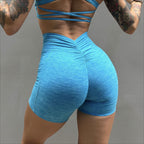 Brushed Fitness Yoga Shorts Women