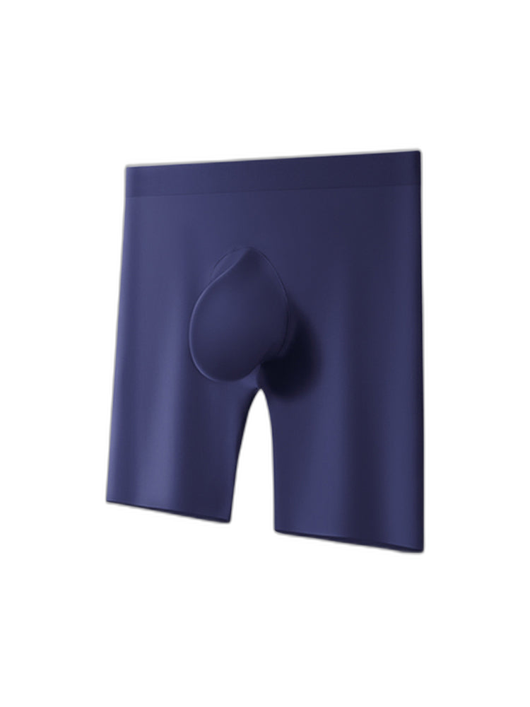 2 Pack Men's Ice Silk Anti-Chafing Quick-Dry Seamless Midway Briefs