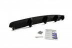 Maxton Design - CENTRAL REAR SPLITTER BMW 6 GRAN COUPE M-SPORT (VERTICAL BARS) (2013-2018)