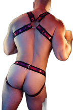 Breedwell Illuminator Body Harness Neon Pink