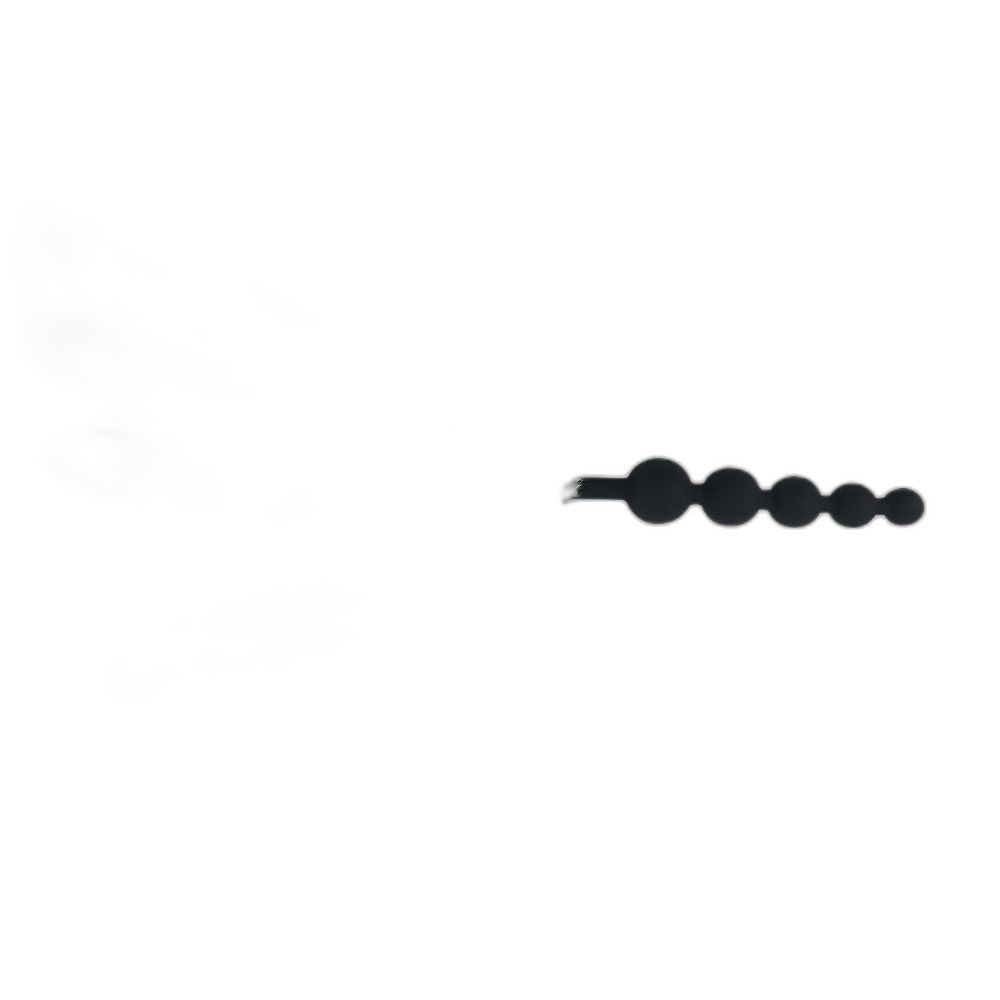 Vixen - Silicone Anal Beads - Different Sizes 5 Anal Balls - Fox Tail Anal Plug