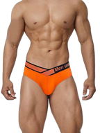 2 Pack Men's Stylish V-Shaped Waistband Briefs