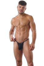 SIGNATURE String Thong - Black