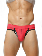 2 Pack Men's Breathable Side-Open Thin and Lightweight Supportive Fit Briefs