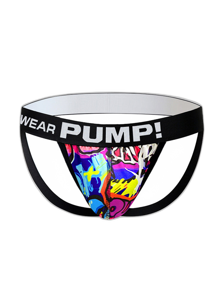 Men’s Sexy Graffiti Pouch Thongs