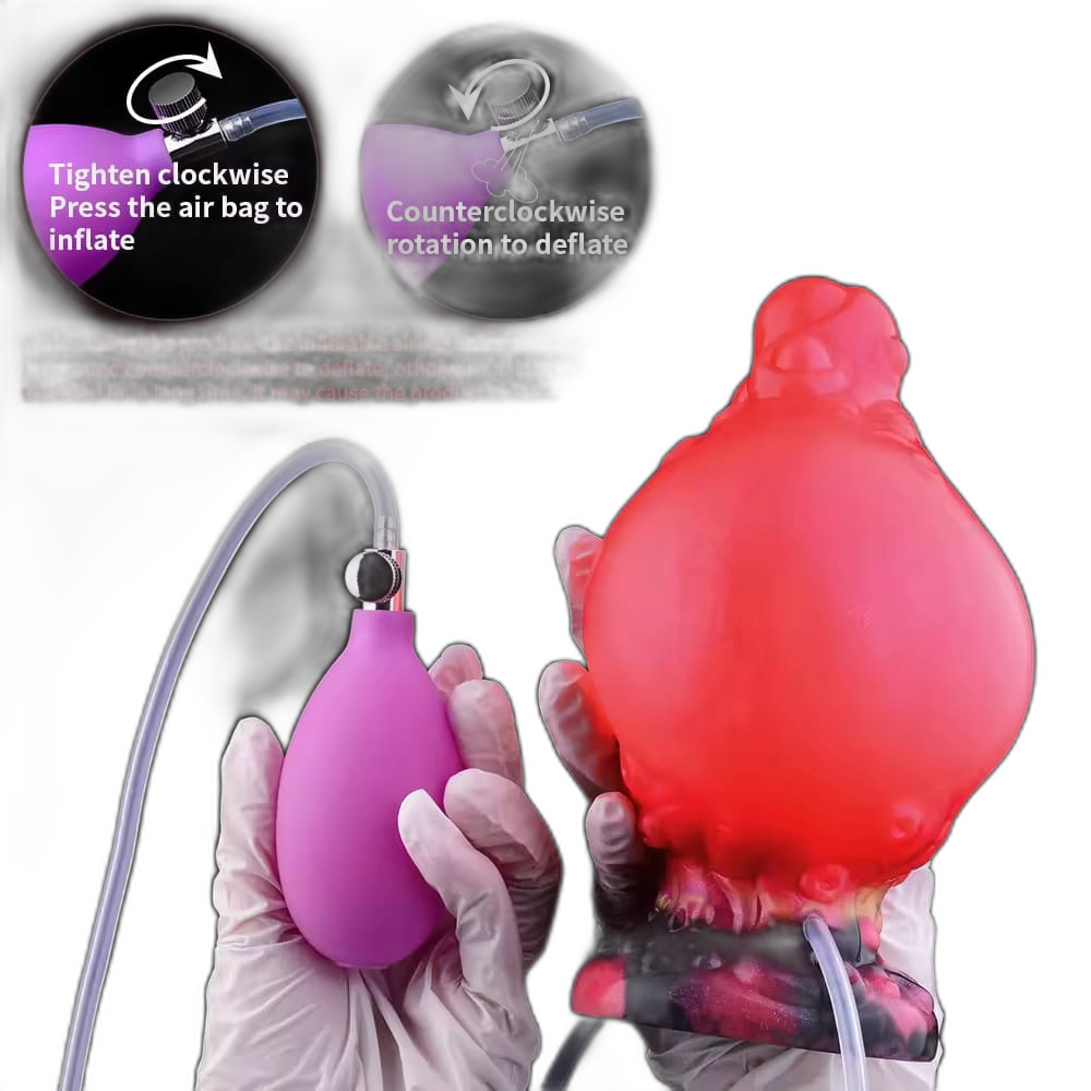 Cain - 6 Inch Inflatable Squirting Tentacle Dildo