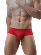 3 Pack Men's Cotton Solid U-Shaped Pouch Briefs