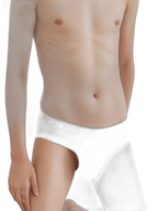 4 Pack Men's Modal Skin-Friendly Solid Color Mid-Rise Briefs