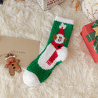 Christmas Gift Stockings New Year Stockings Women's Coral Fleece