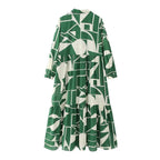 New printed long dress