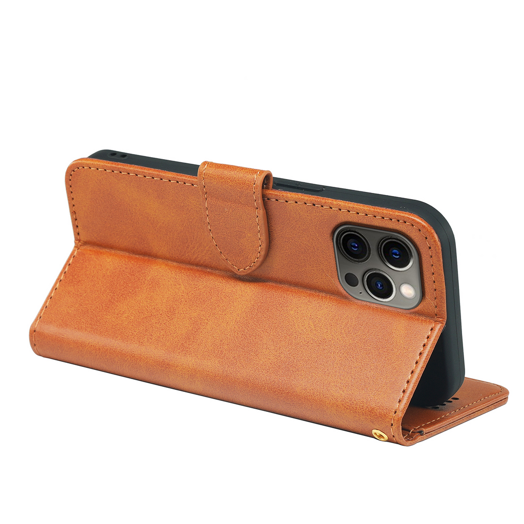 iPhone 14 Series Book Flip Case Leather Wallet