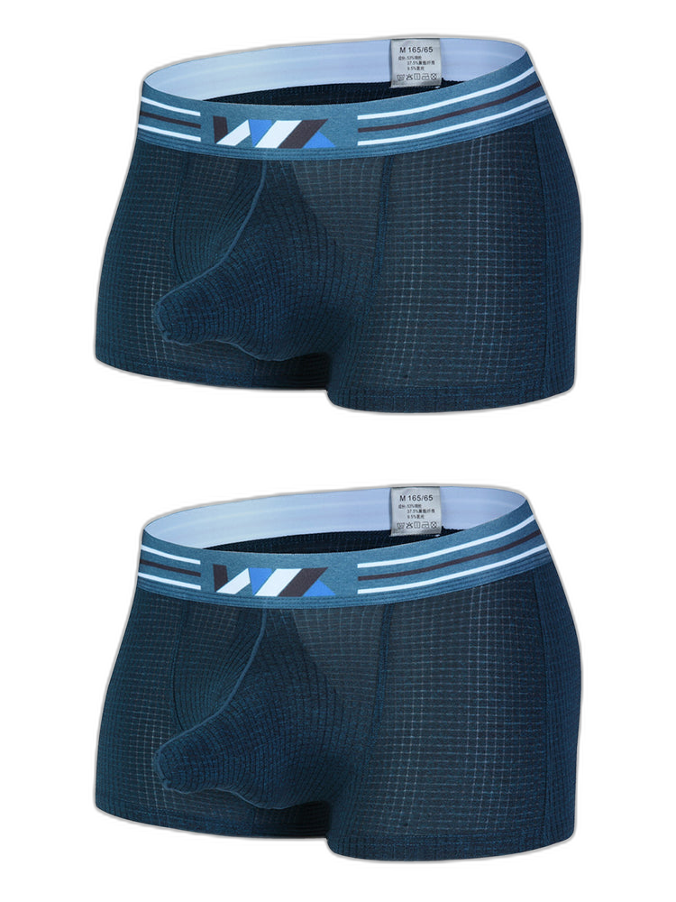 2 Pack Separated Pouch Comfy Mens Boxer Briefs