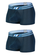 2 Pack Separated Pouch Comfy Mens Boxer Briefs