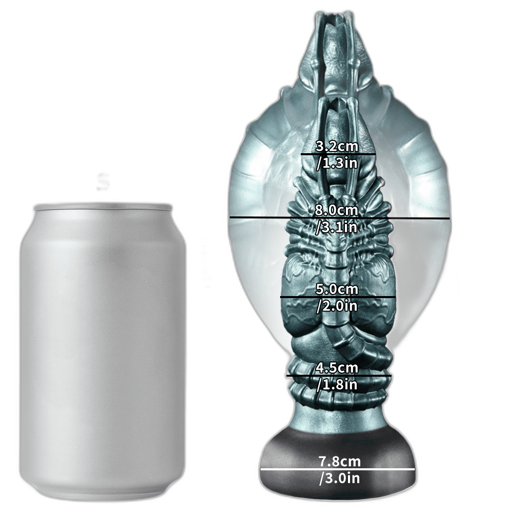 Xomiy Xenobreed - Inflatable Silicone Anal Plug - Alien Butt Plug