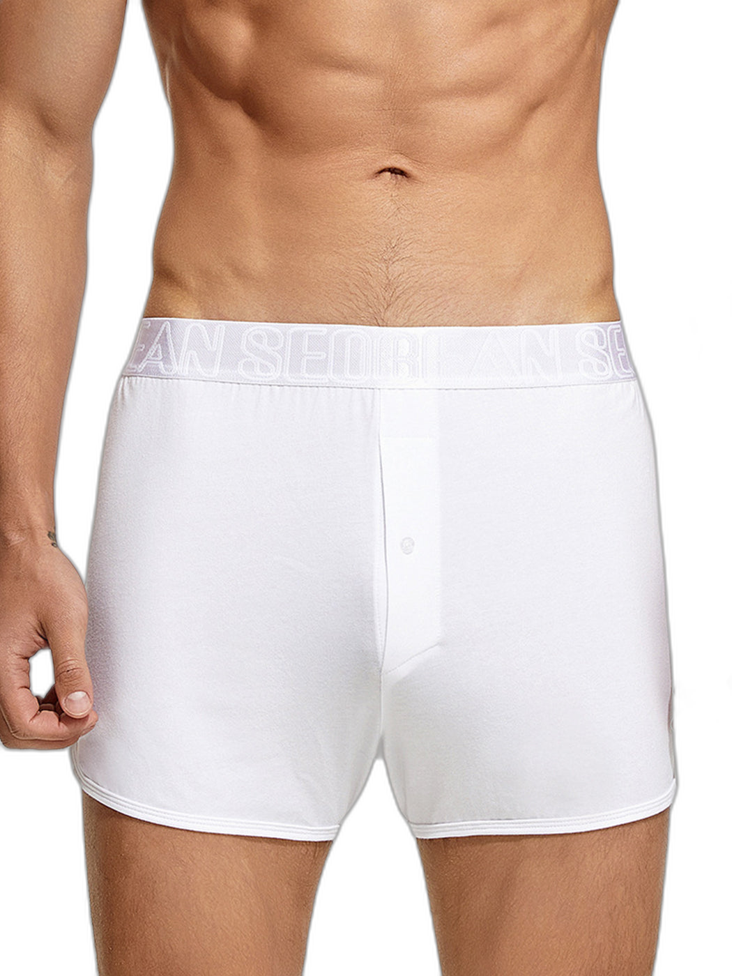 Men’s Knitted Boxers With Button Fly