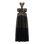 Women's Lace Slip Dress Resort-Style Long Skirt