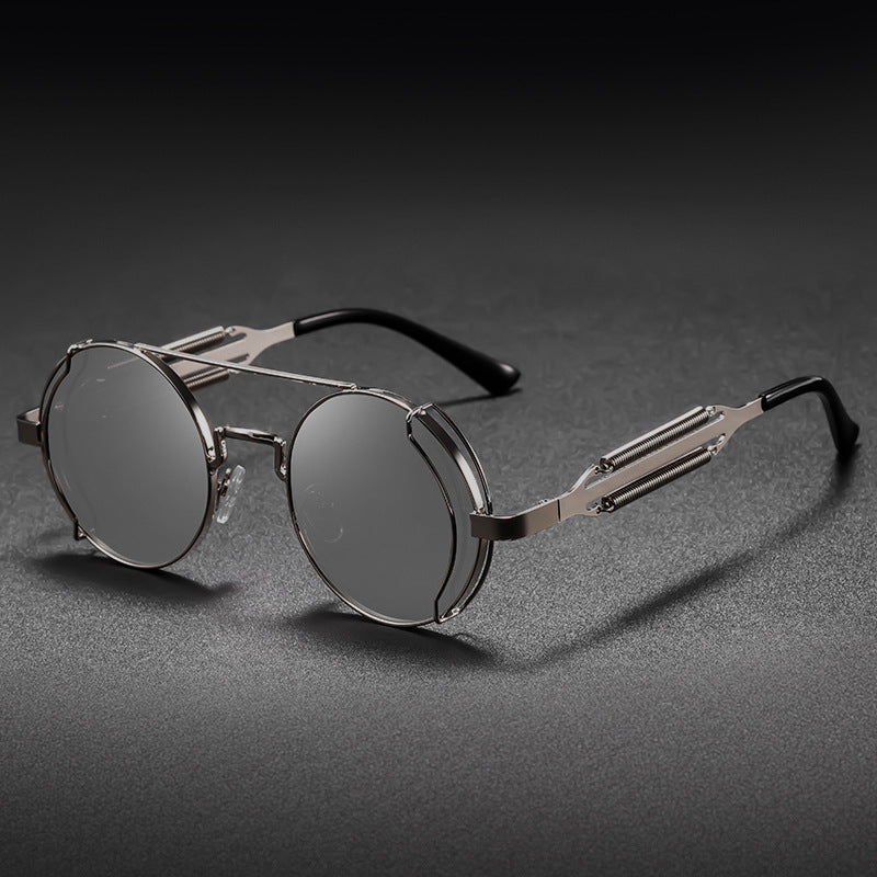 Fashionable And Unique Steam-wave Tinted Sunglasses