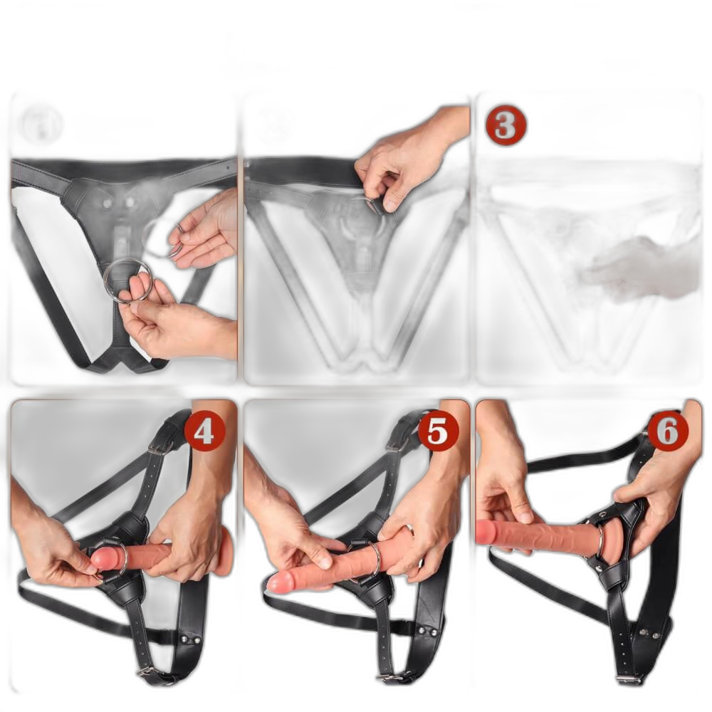 Draven - Leather Strap On Harness