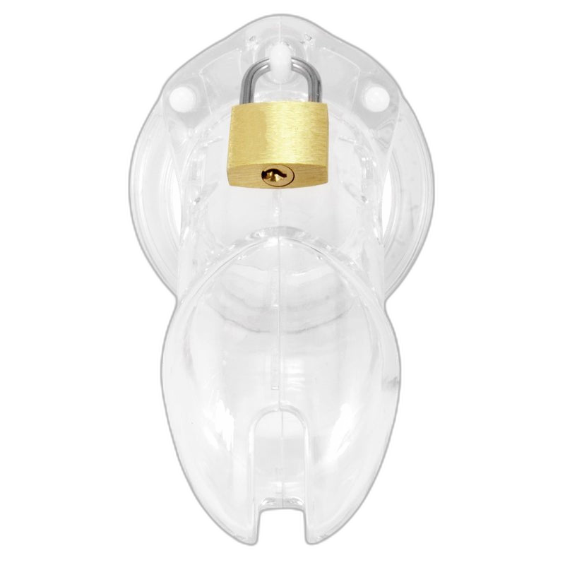 LOCK4D Original Chastity Cage L/XL Clear
