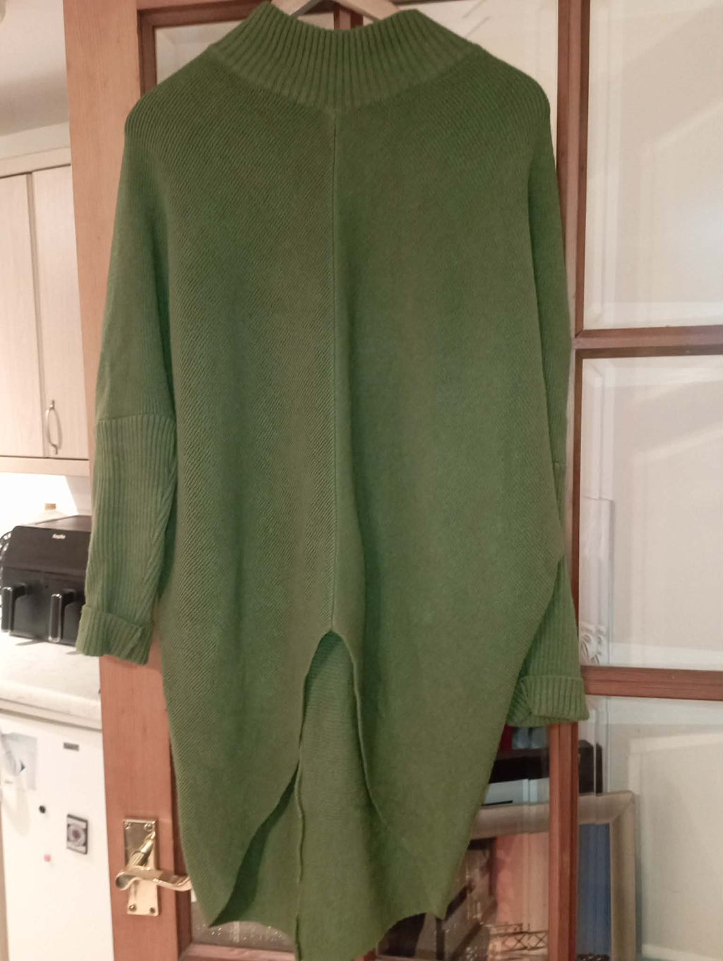 WOMEN'S ITALIAN LONG GREEN JUMPER/DRESS