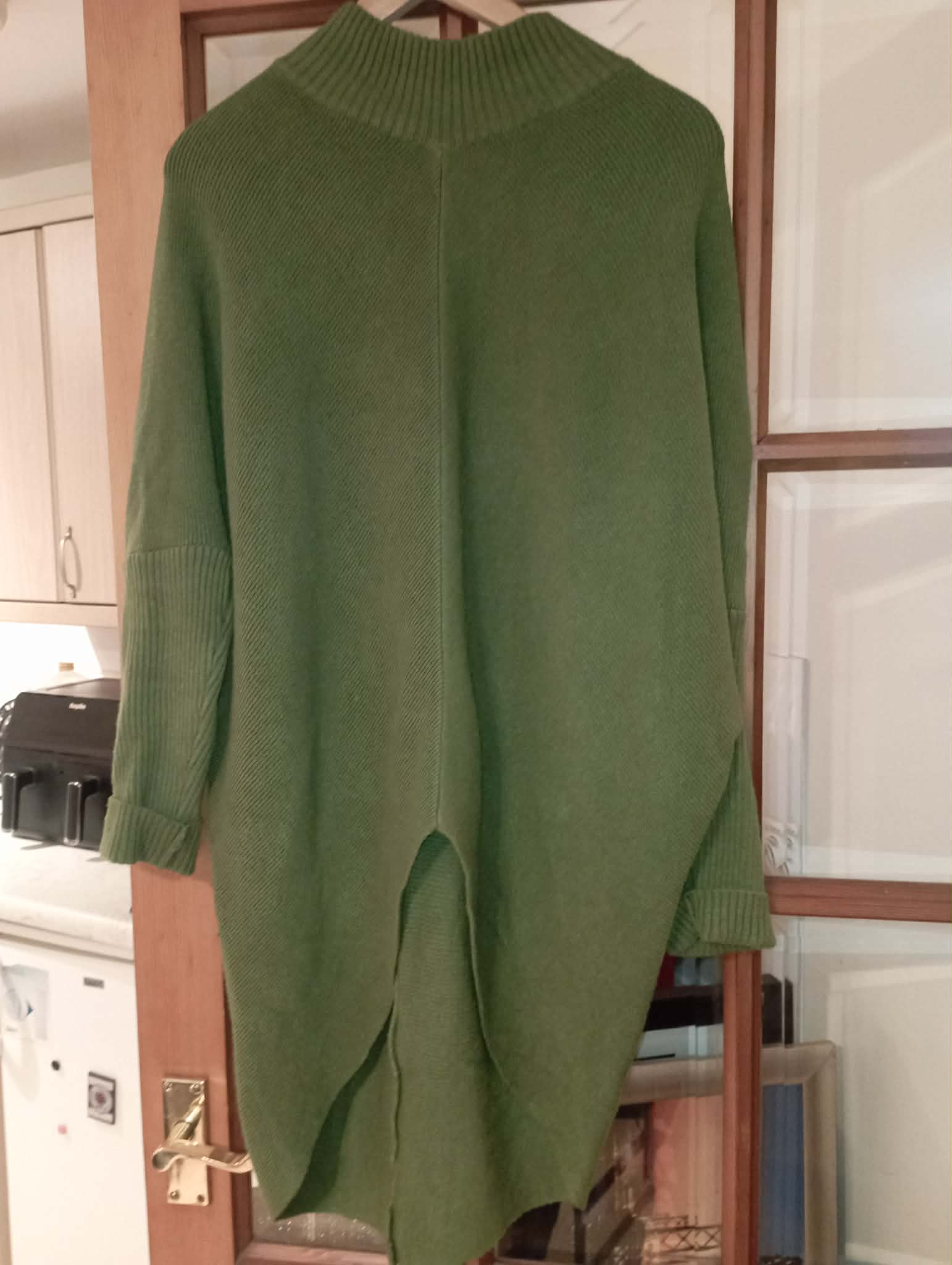 WOMEN'S ITALIAN LONG GREEN JUMPER/DRESS