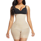 Sling Fat Woman Side Zipper Buckle One-piece Tummy Tuck And Hip Bodysuit